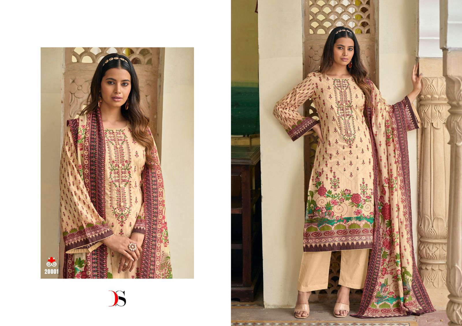 Bin Saeed Lawn Collection 2 By Deepsy Cotton Salwar Suits Catalog